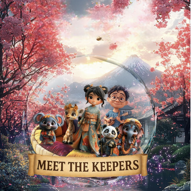 Yumi and the Keepers inside the Mystical-Magical Orb-Ship